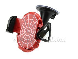 Illustration for article titled Spider-Man Sacrfices His Face to Hold Your Cellphone in a Car